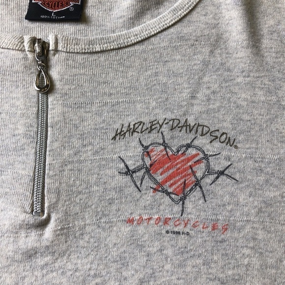 Vtg Harley-Davidson Cool Springs, TN Zipper Shirt - Picture 2 of 7